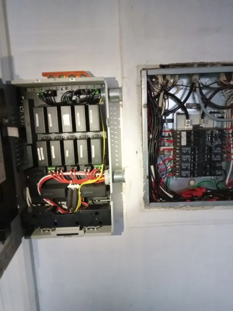 Electrical panel upgrade completed for Commercial Electrician Services in Danville